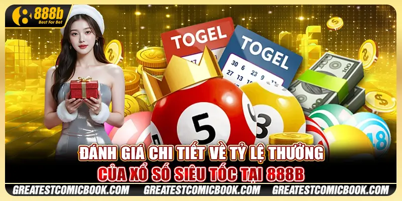 Đánh giá chi tiết về tỷ lệ thưởng của xổ số siêu tốc tại 888B